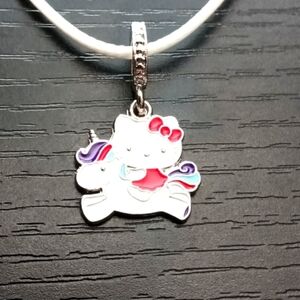 NEW Hello Kitty & Unicorn Corded 18" Necklace